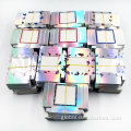 China butterfly holographic lash packaging square eyelash boxes Manufactory